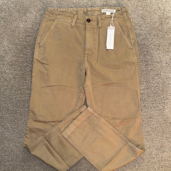 Outerknown Men's Khaki Chinos